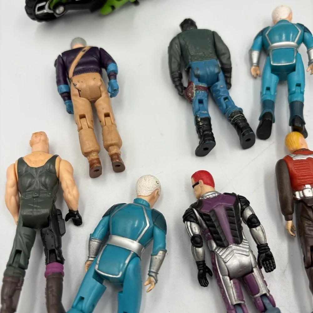 KENNER M.A.S.K 16‎ Figure Mixed Lot 1980's Dino Riders Condor Flying Motorcycle